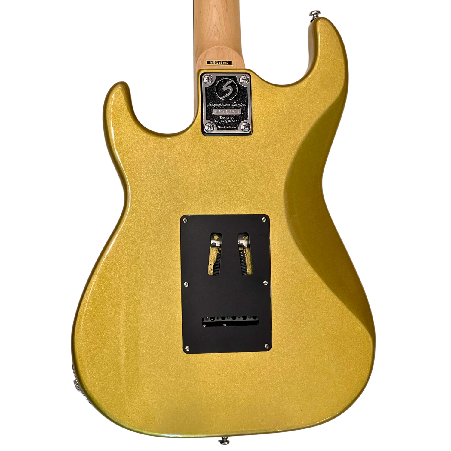 Samick MB-1/MG Greg Bennett Malibu Series S-Style Electric Guitar - Gold (Used)