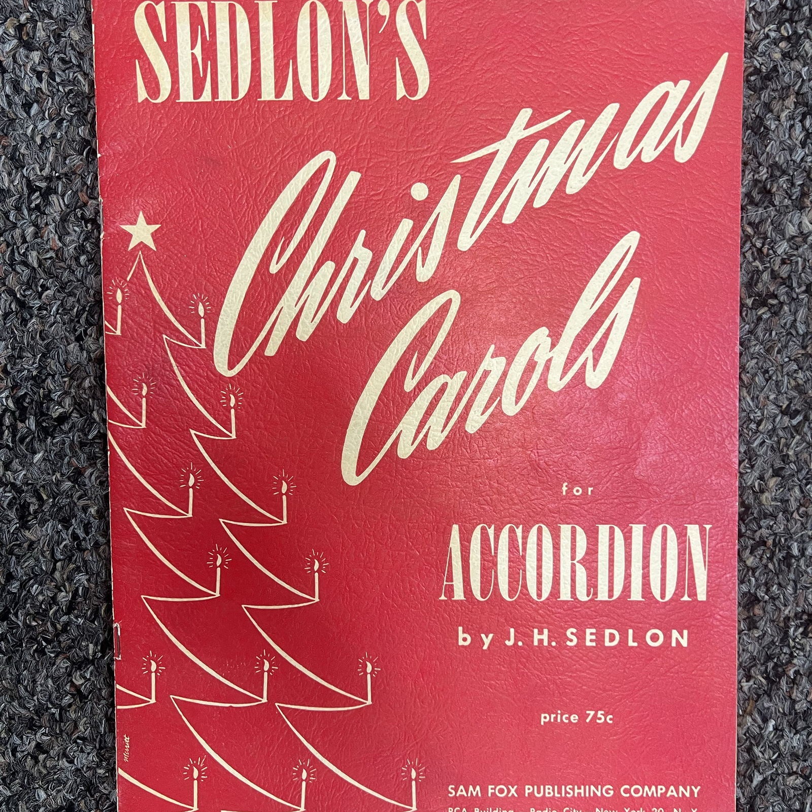 Sedlon’s Christmas Carol’s For Accordion