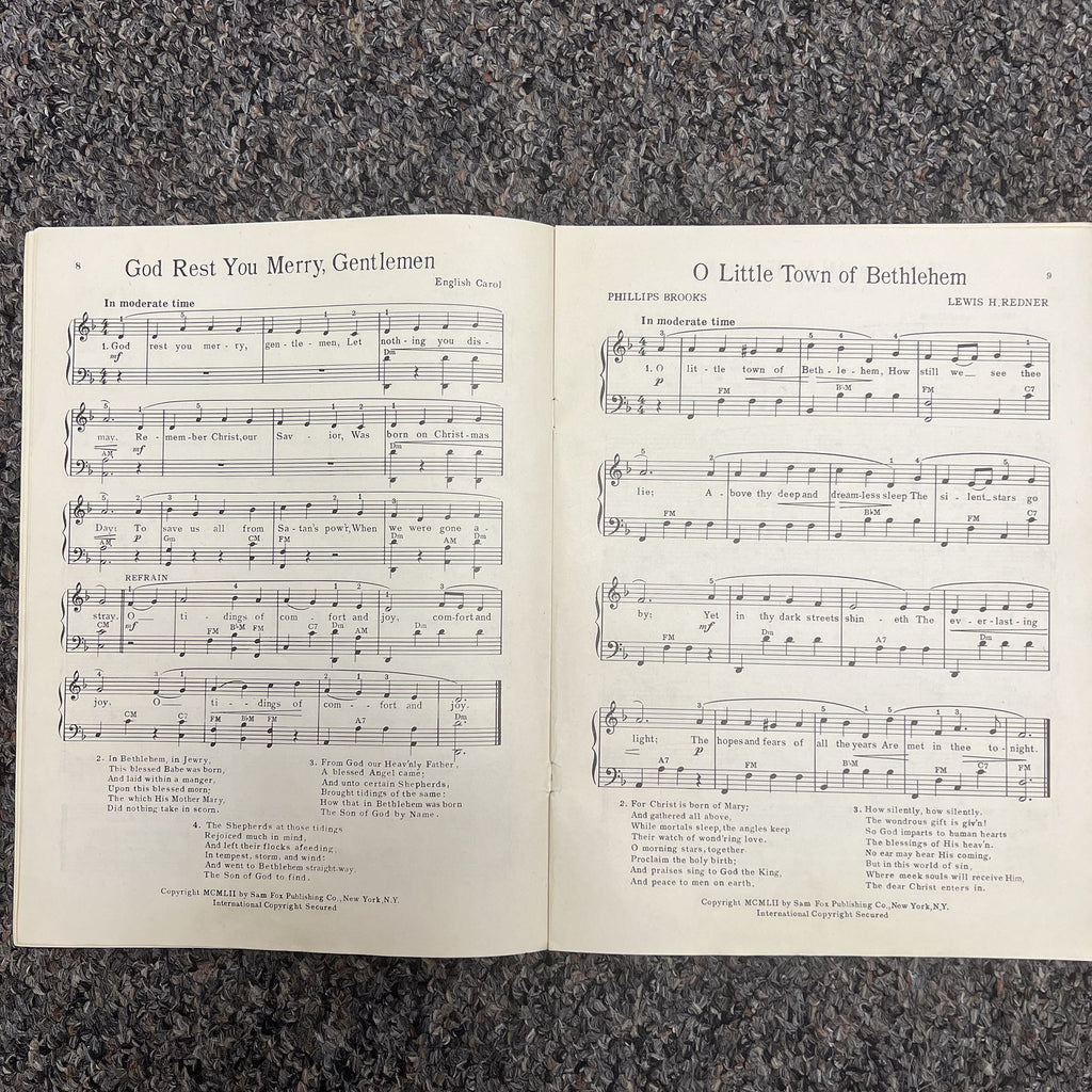 Sedlon’s Christmas Carol’s For Accordion