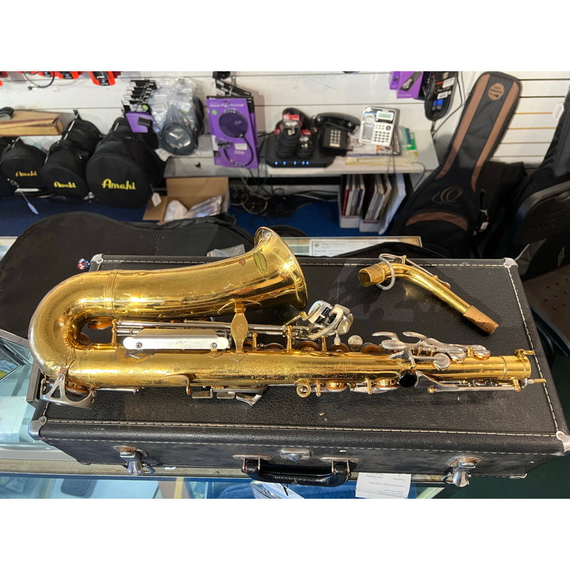 Selmer Bundy II Alto Saxophone Sax for Parts or Repair Project As-Is w/case