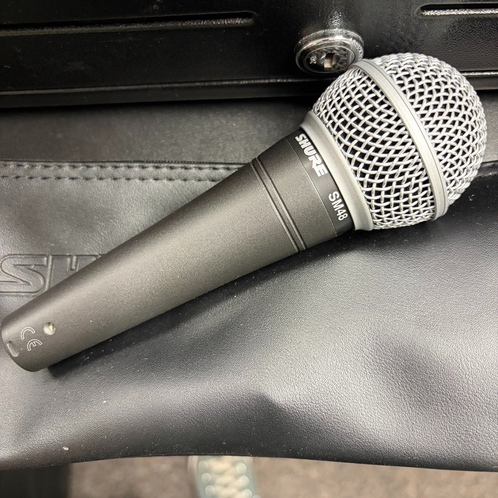 Shure SM48 Cardioid Dynamic Vocal Microphone, Used