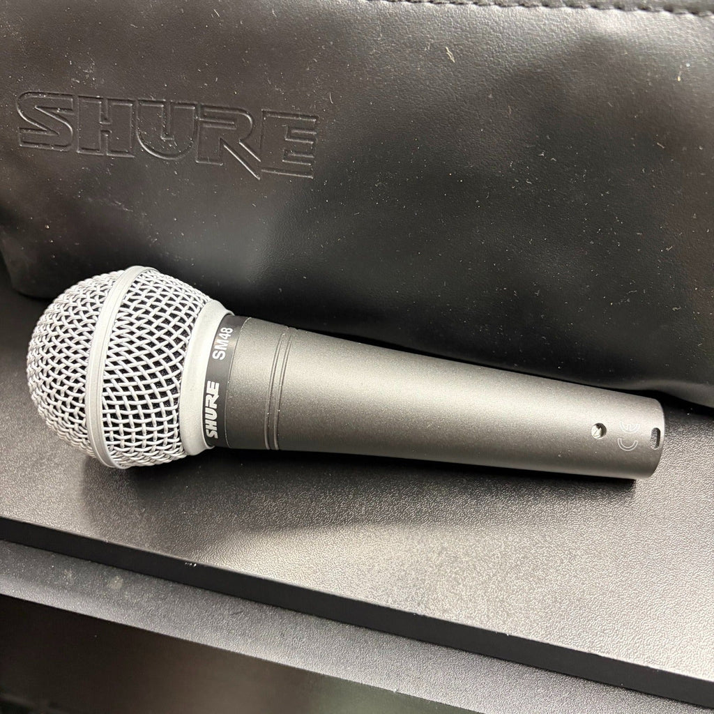 Shure SM48 Cardioid Dynamic Vocal Microphone, Used