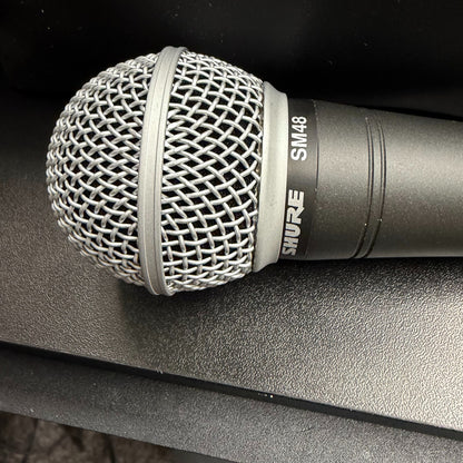Shure SM48 Cardioid Dynamic Vocal Microphone, Used