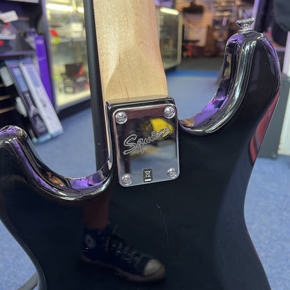 Squier Mini Strat Electric Guitar, Black, Used