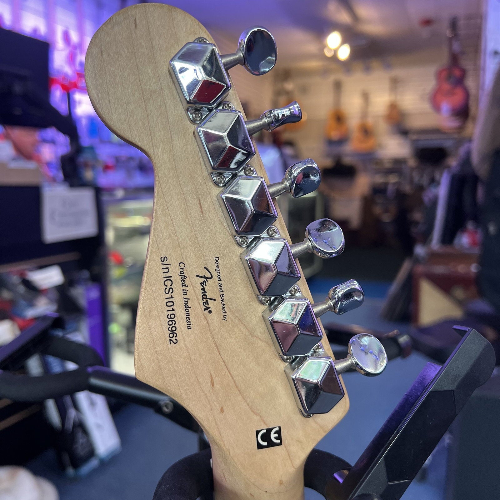 Squier Mini Strat Electric Guitar, Black, Used
