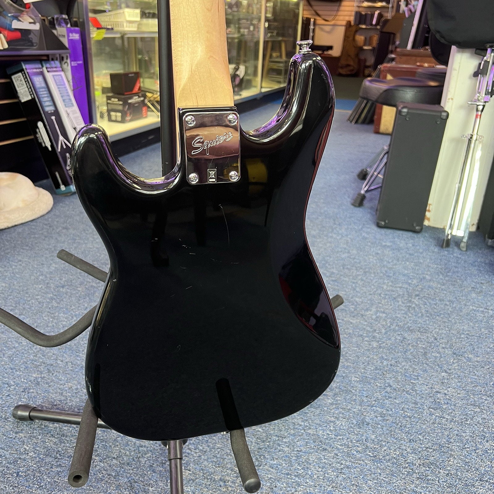 Squier Mini Strat Electric Guitar, Black, Used