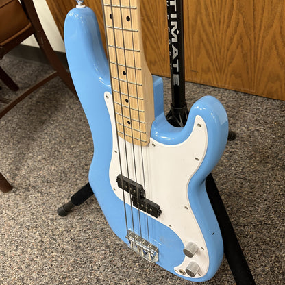 Squier Sonic Precision Bass - California Blue with Maple Fingerboard - Used