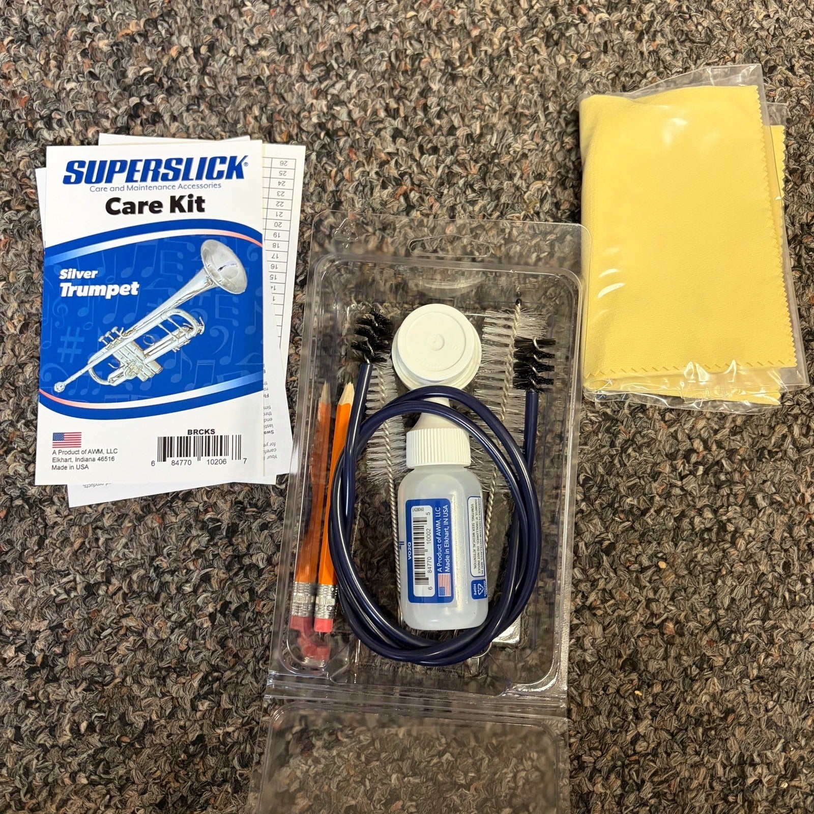 Superslick Trumpet Care Kit (Sliver)