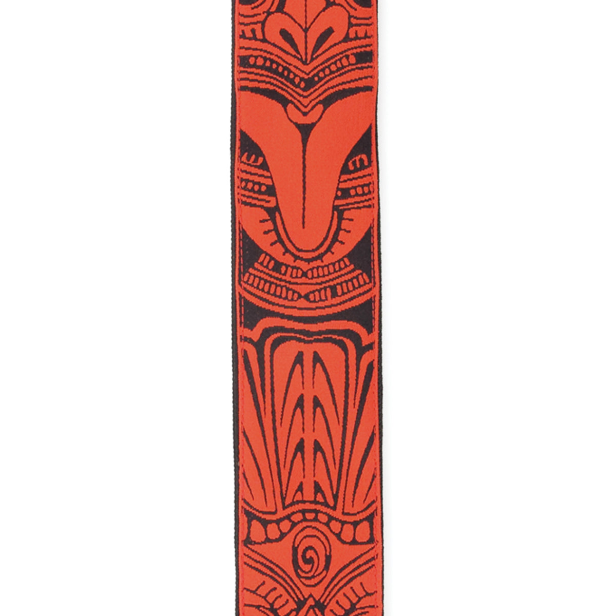 D'Addario Woven Guitar Strap Tiki Mask Red