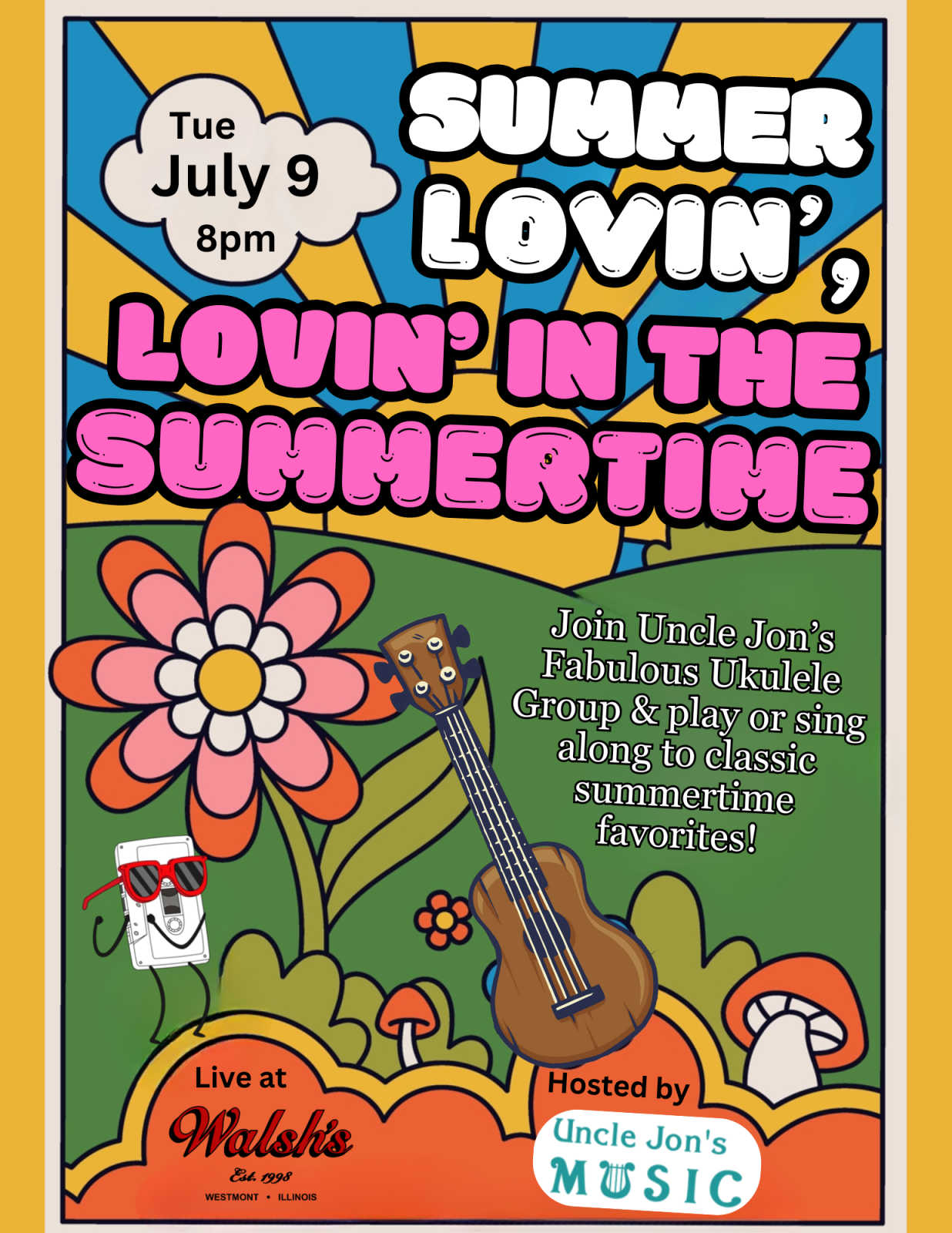 Ukulele Circle Songbook Summer Lovin' at Walsh's