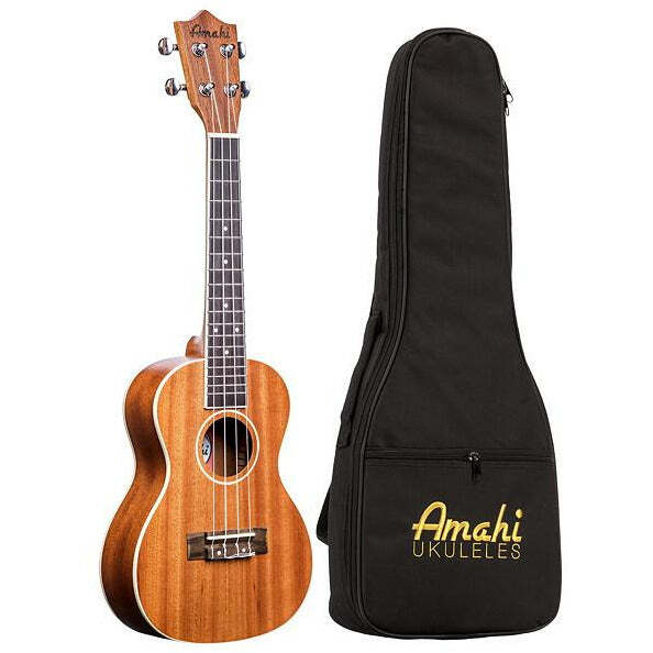 Amahi Concert Ukulele with white binding