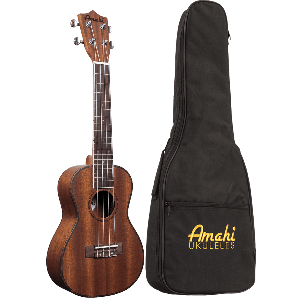 Amahi Classic Mahogany Concert Ukulele w/EQ