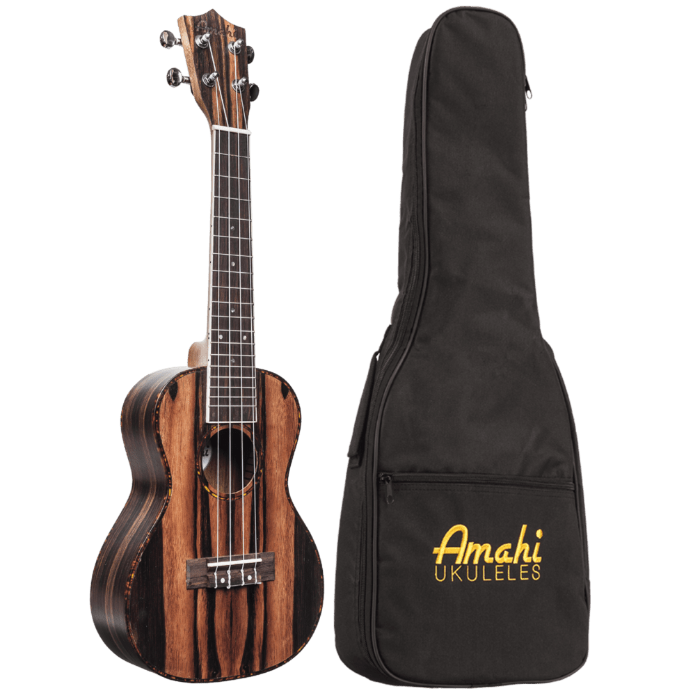 Amahi UK990 Classic Ebony Tenor Ukulele