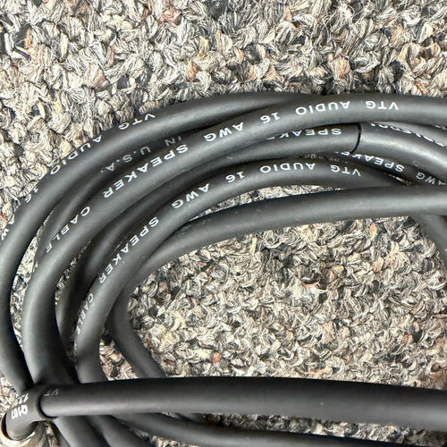 VTG Audio Commercial Series 16 AWG Speaker Cable 1/4" ends 10'' (used)