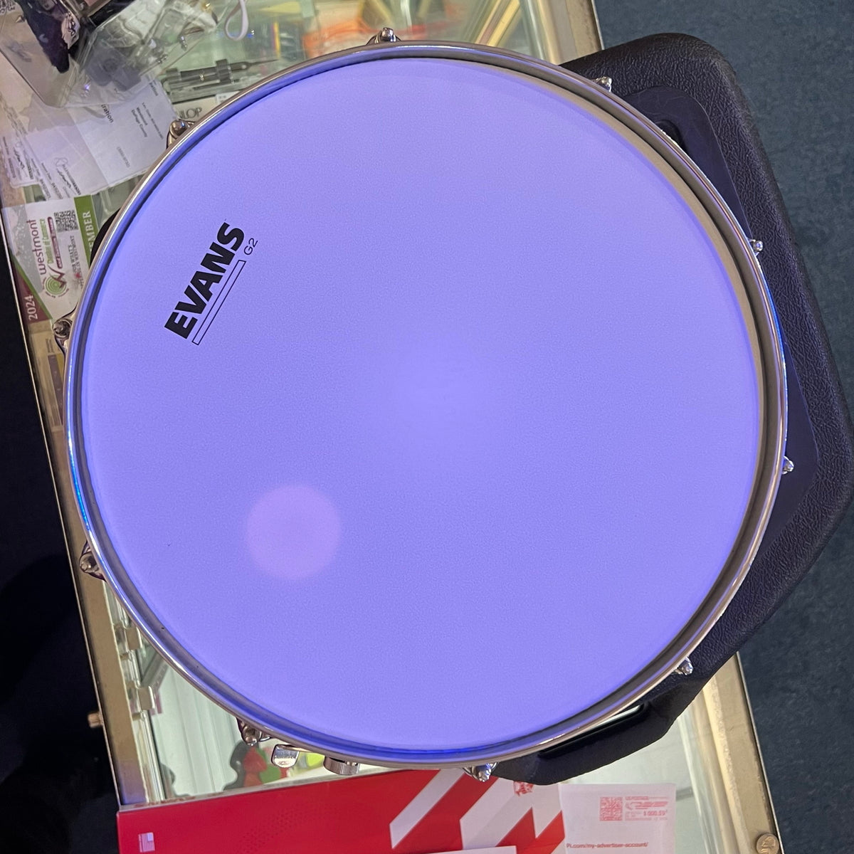 Vintage Pearl Snare Drum w/Case Japan, 1970s