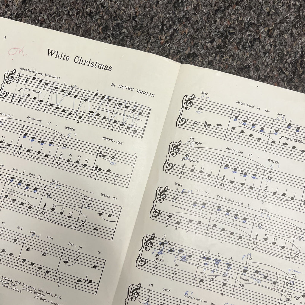 White Christmas Simplified Piano Solo
