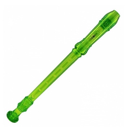 Yamaha YRS-20 Soprano Translucent Recorder with Baroque Fingering Green