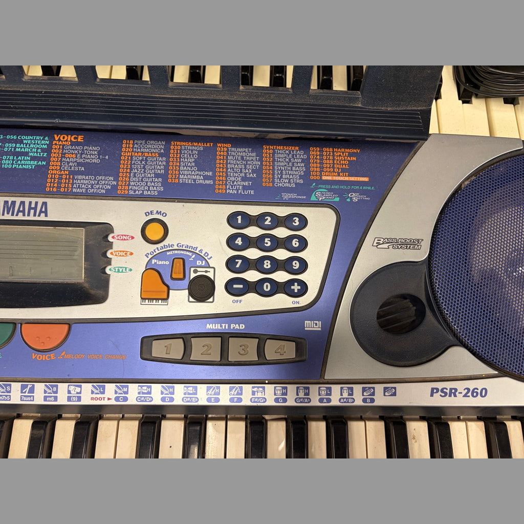 Yamaha PSR-260 61-Key MIDI Portable Keyboard - Used