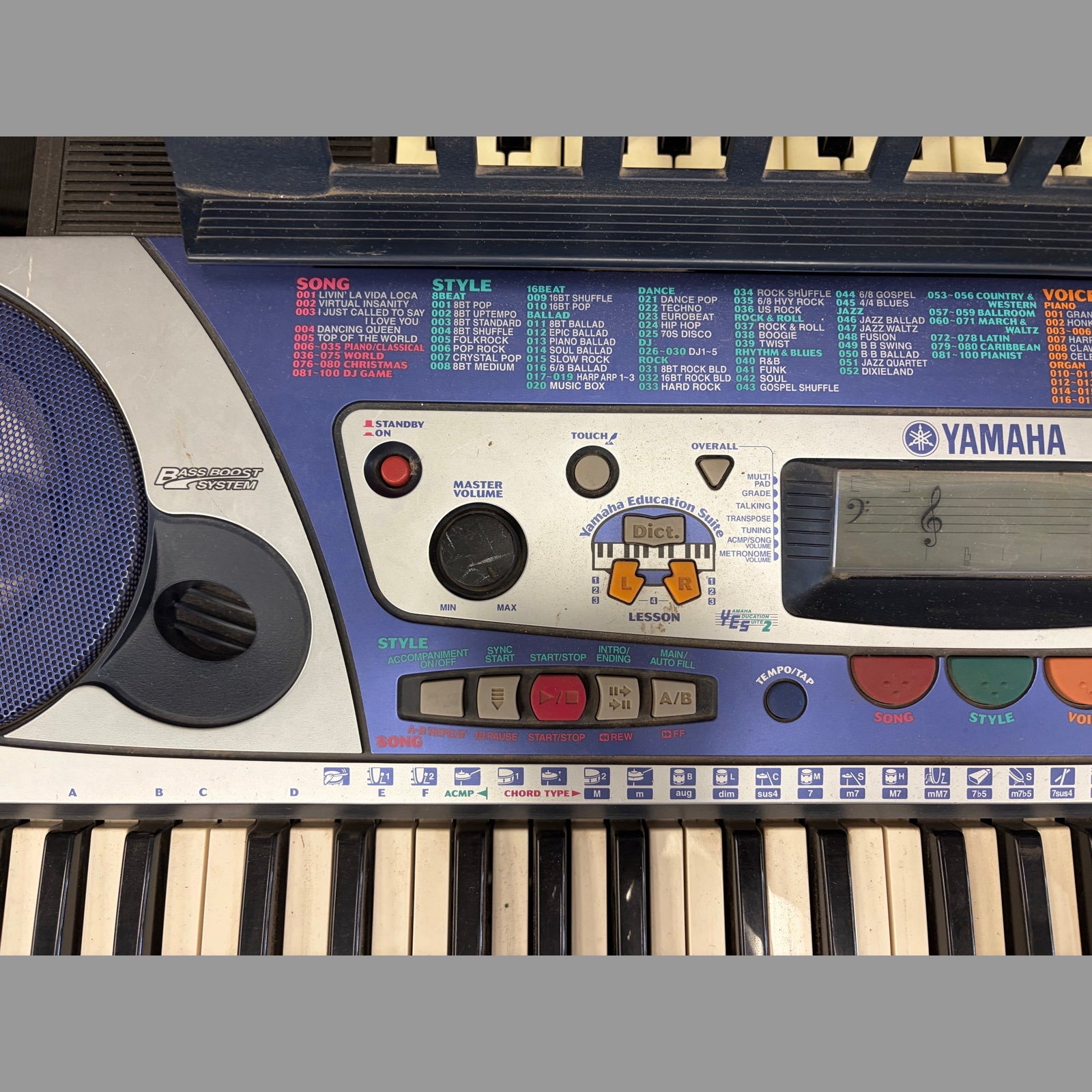 Yamaha PSR-260 61-Key MIDI Portable Keyboard - Used