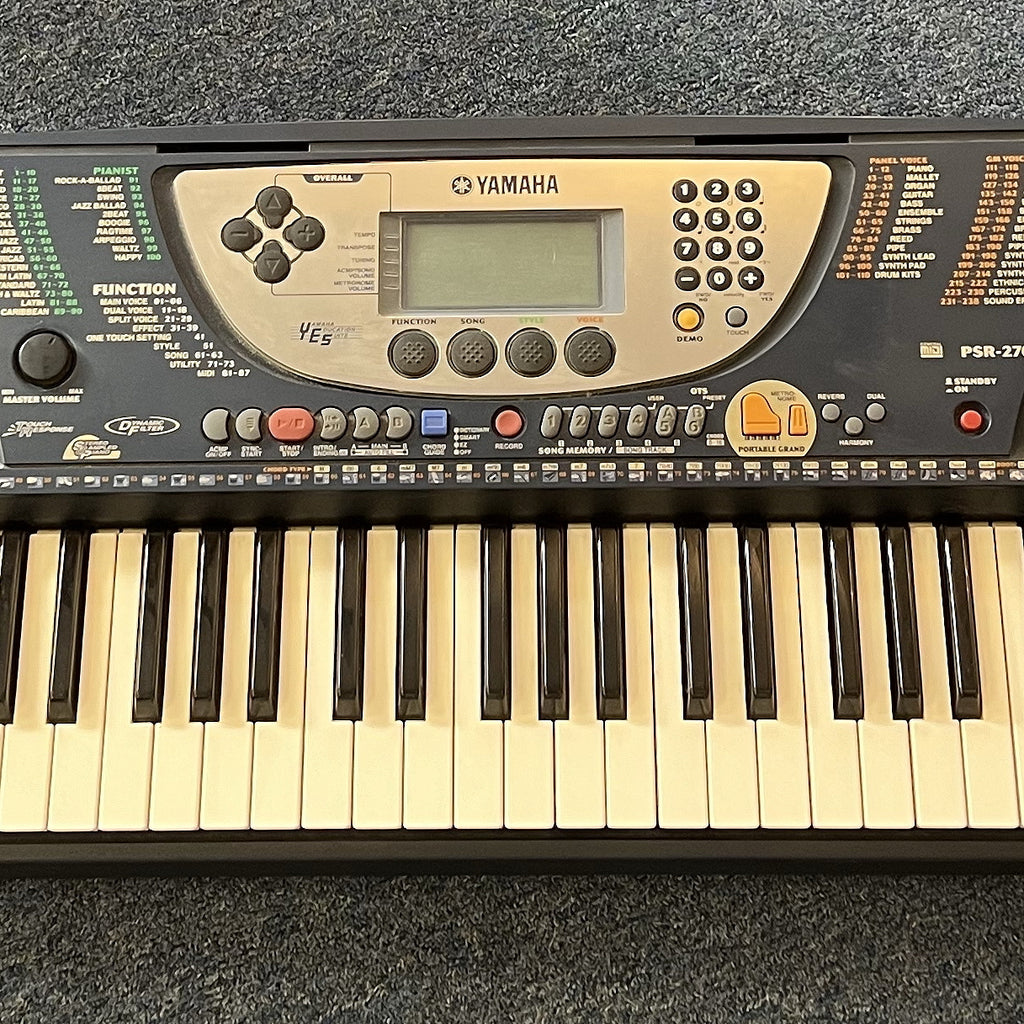 Yamaha PSR-270 61-Key MIDI Portable Keyboard - New Old Stock, Excellent Condition