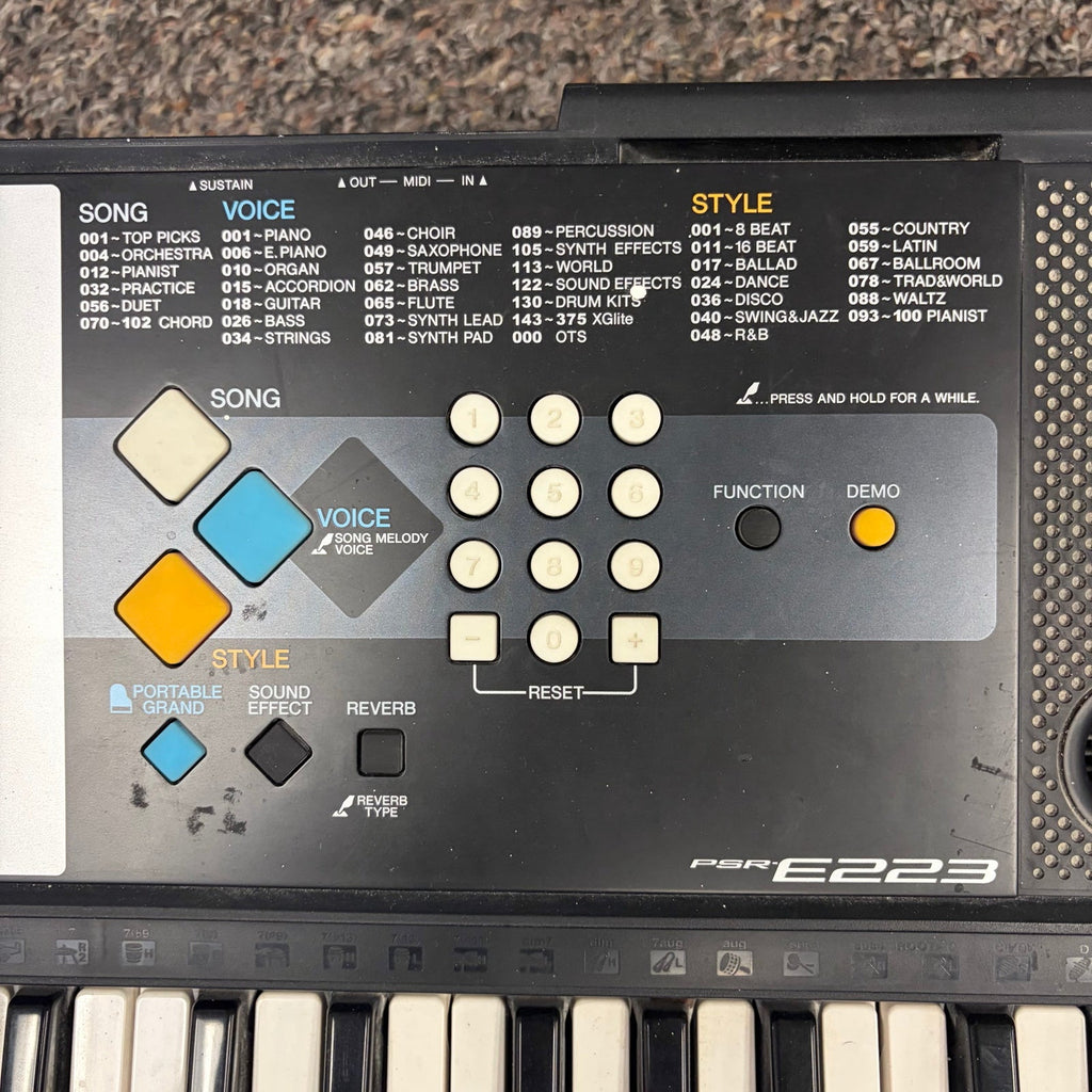 Yamaha PSR-E223 Entry-Level Portable Keyboard