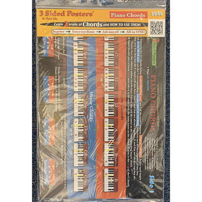 Dave Clo Three Sided Piano Chords Poster