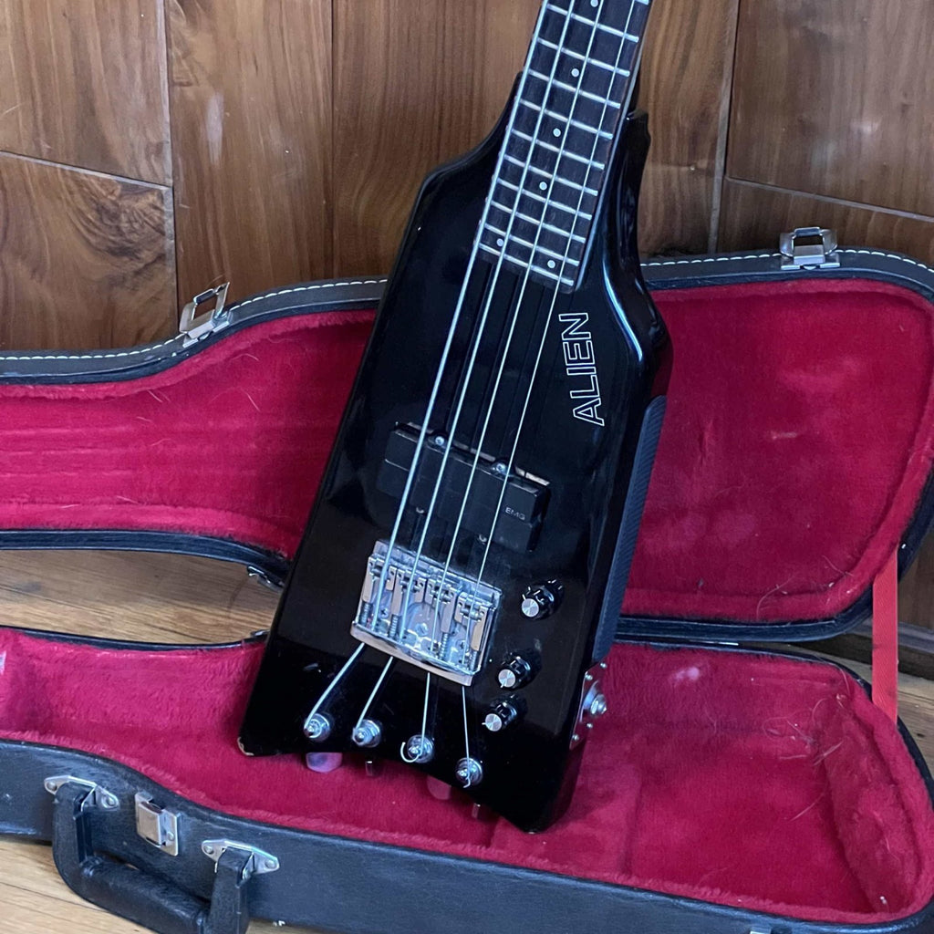 Hondo Alien Headless Electric Bass Guitar 1980s