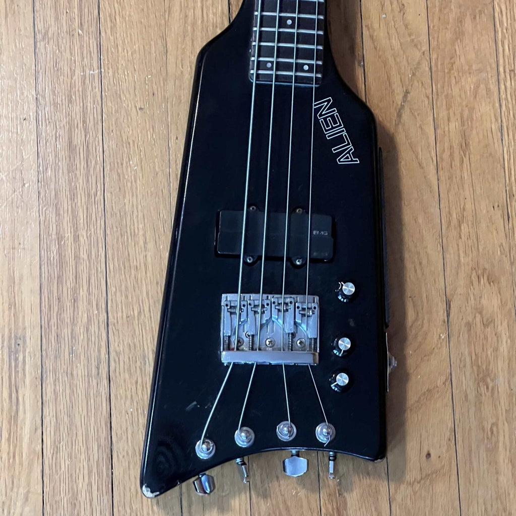 Hondo Alien Headless Electric Bass Guitar 1980s