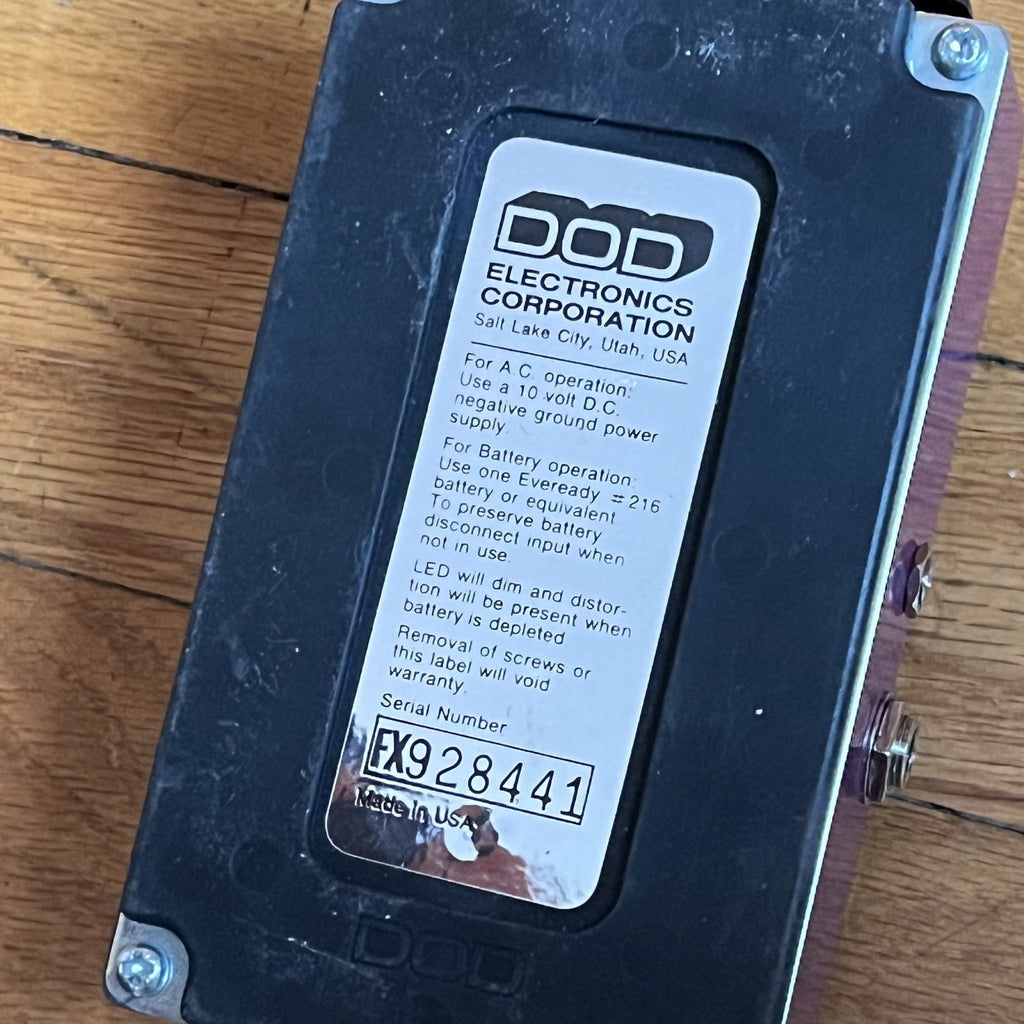 DOD FX56 American Metal Effects Pedal used 1990s