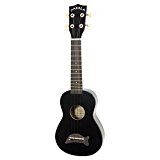 Makala Charcoal Black Sparkle Dolphin Ukulele