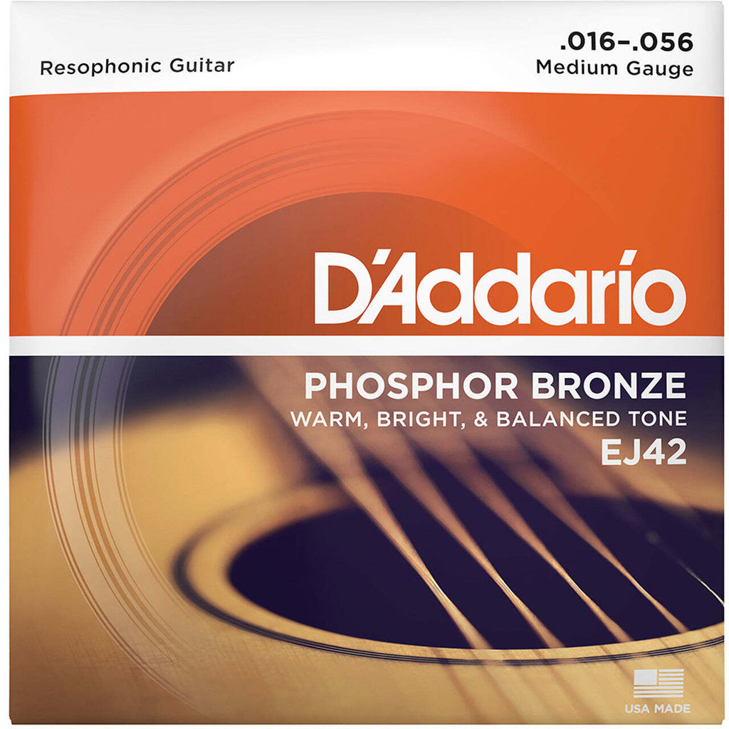 D'Addario EJ42 Resophonic Guitar Strings 16-56