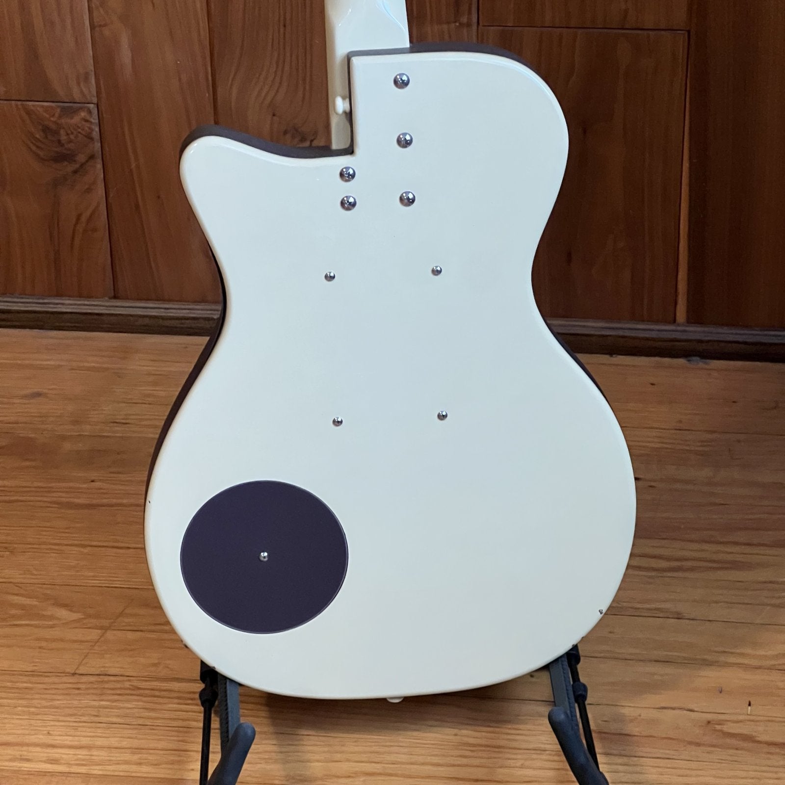 Danelectro 56 U2 Reissue Singlecut Solid Body Electric Guitar cream color used 1990s