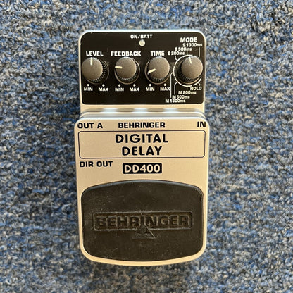 Behringer DD400 Digital Delay Effects Pedal used