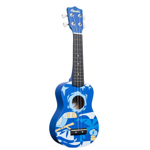 Amahi Blue Bird Soprano Ukulele
