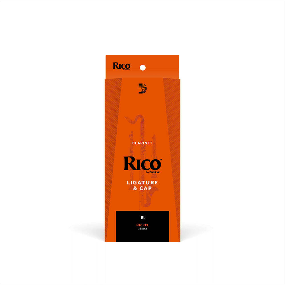 Rico Clarinet Nickel Ligature & Cap Set