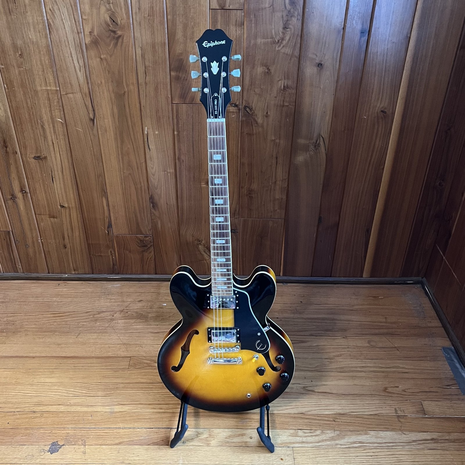Epiphone ES-335 PRO VS Semi Hollow Body Electric Guitar Sunburst 2018