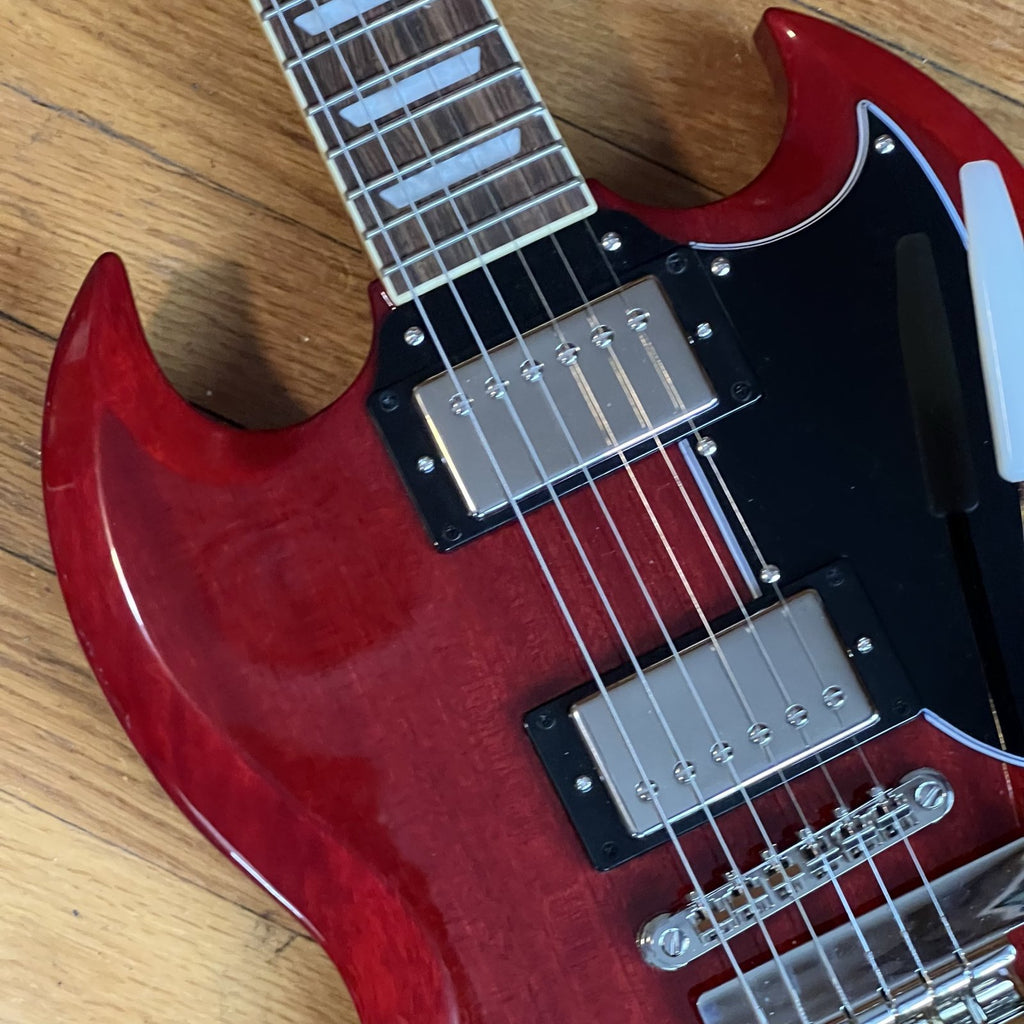 Epiphone SG Standard 61 Maestro Vibrola Electric Guitar in Vintage Cherry