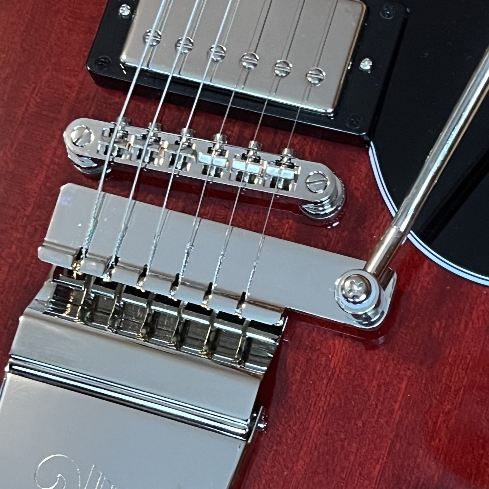 Epiphone SG Standard 61 Maestro Vibrola Electric Guitar in Vintage Cherry