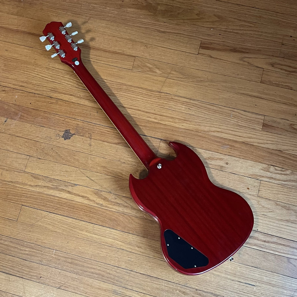Epiphone SG Standard 61 Maestro Vibrola Electric Guitar in Vintage Cherry