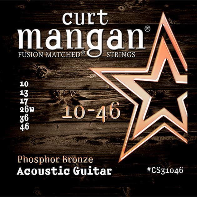 Curt Mangan Acoustic Guitar Strings Phosphor Bronze 10-46