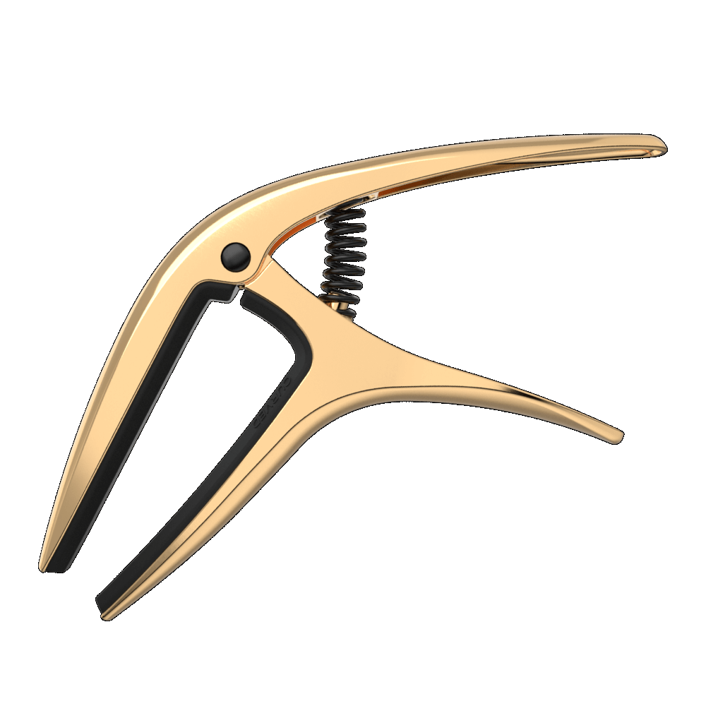 Ernie Ball Axis Dual Radius Capo – Gold