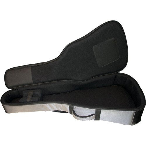 On-Stage Deluxe Acoustic Guitar Gig Bag (Charcoal Gray)