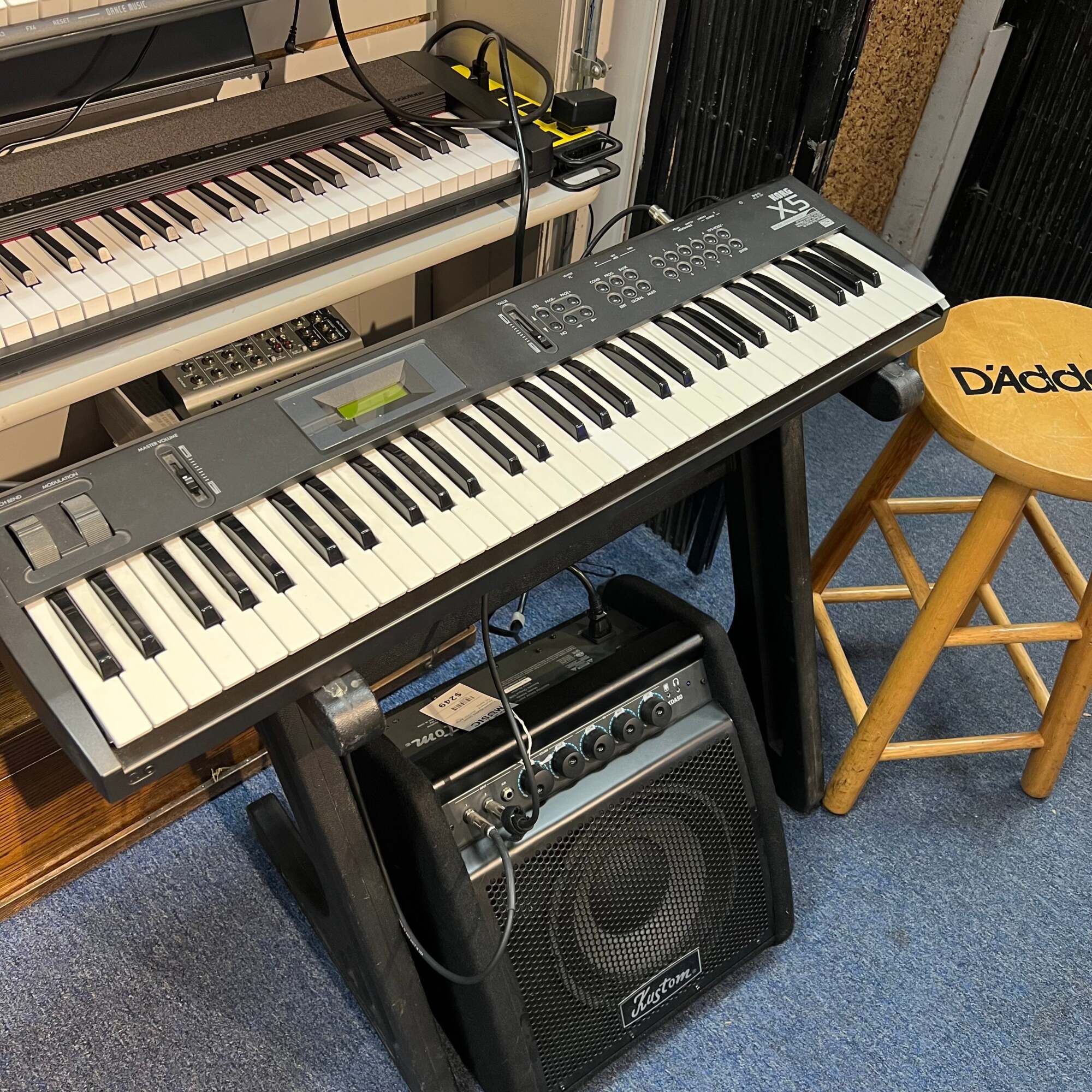 Korg X5 Portable Synthesizer Keyboard 1990s Used