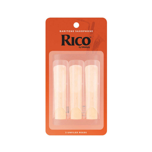 Rico Baritone Saxophone Reeds Strength 2 1/2 3-Pack