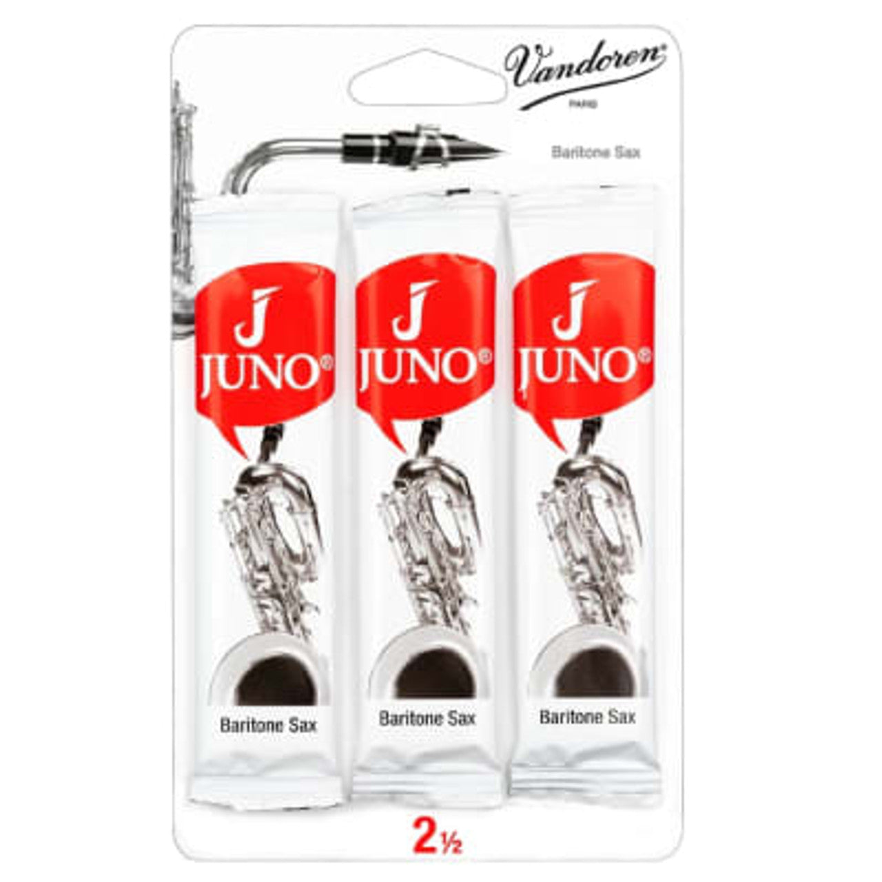 Juno Baritone Sax Reeds 3-Pack