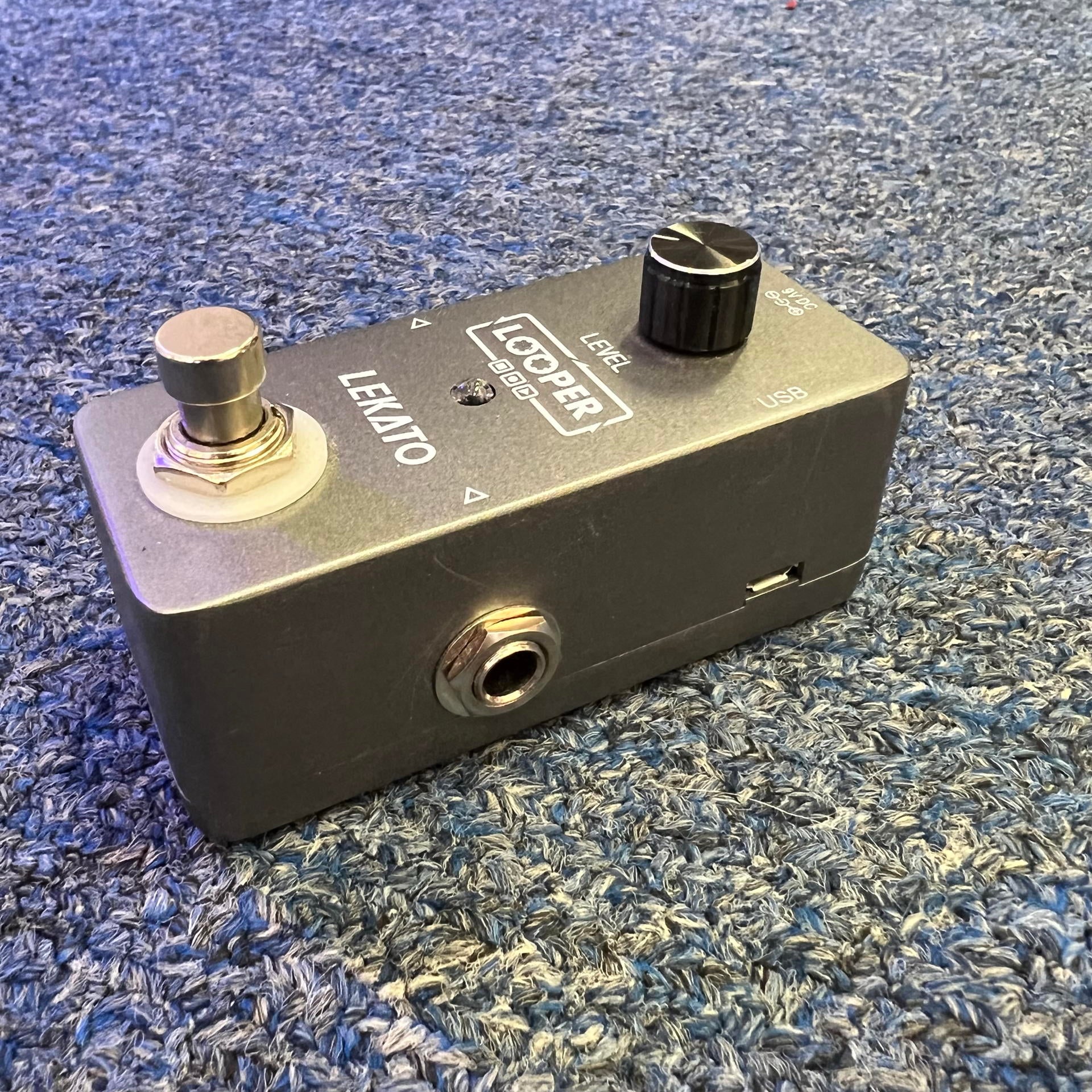 LEKATO Guitar Looper Effect Pedal Loop Pedal 5 Minutes Looping Time Looper Pedal ONE Looper Unlimited Overdubs