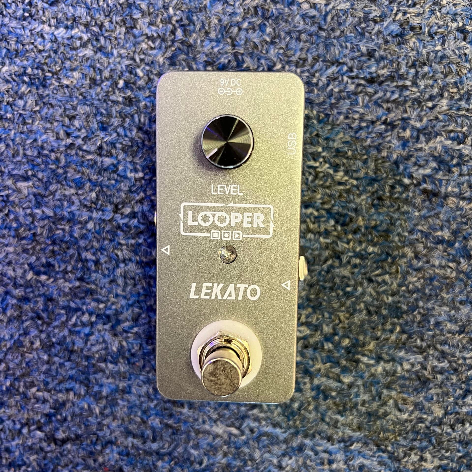 LEKATO Guitar Looper Effect Pedal Loop Pedal 5 Minutes Looping Time Looper Pedal ONE Looper Unlimited Overdubs