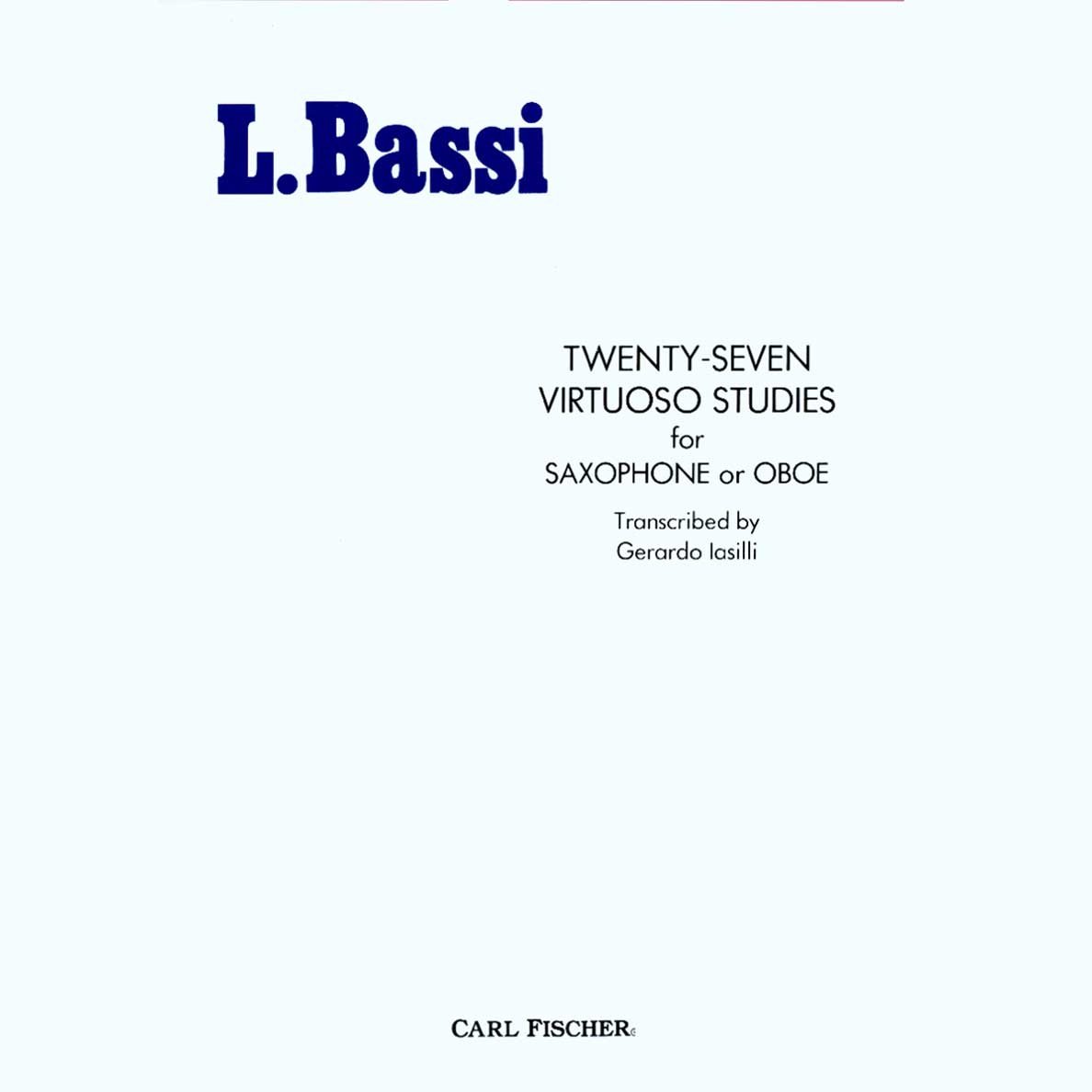 Twenty-Seven Virtuoso Studies for Saxophone or Oboe