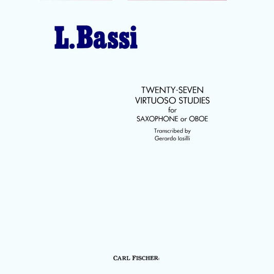 Twenty-Seven Virtuoso Studies for Saxophone or Oboe