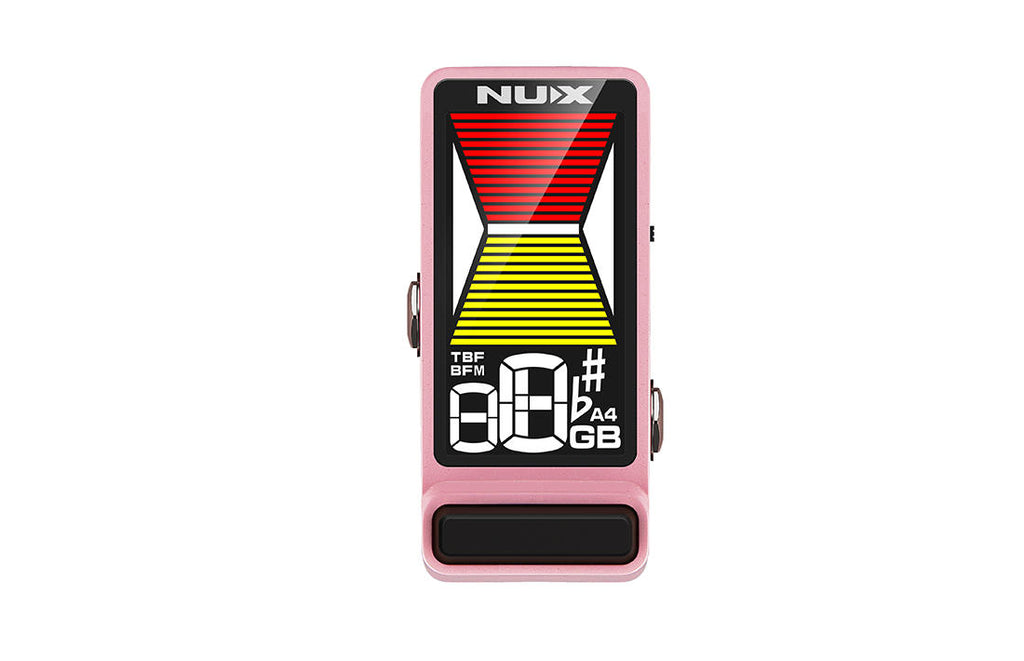 NUX NTU-3 MKII Mini Pedal Tuner Flow Tune Pink